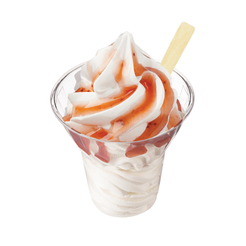 Sundae aardbei (klein)