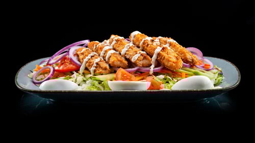 Crispy Chicken Salat