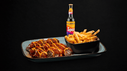 Currywurst Deluxe Menü 
