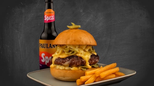 Chilli-Cheese Burger Menü