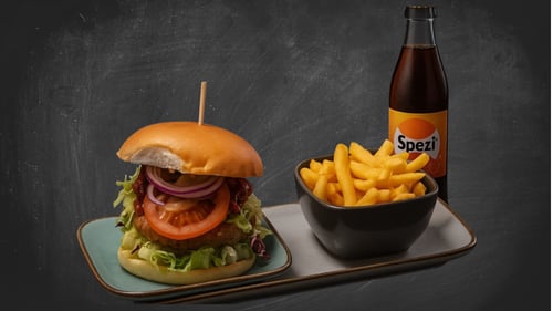  Chicken Burger  Menü