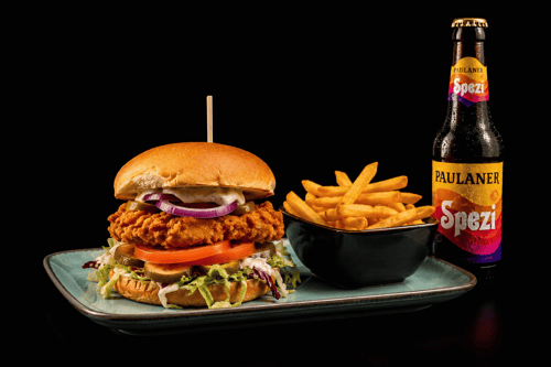  Chicken Burger  Menü