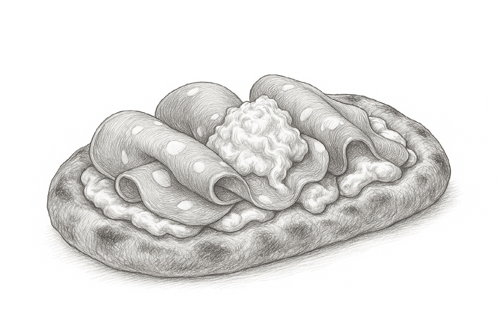 Pinsa Mortadella