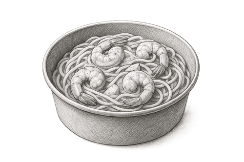 Spaghetti ai Gamberi