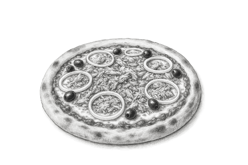 Pizza Tonno e Cipolla ø 30cm