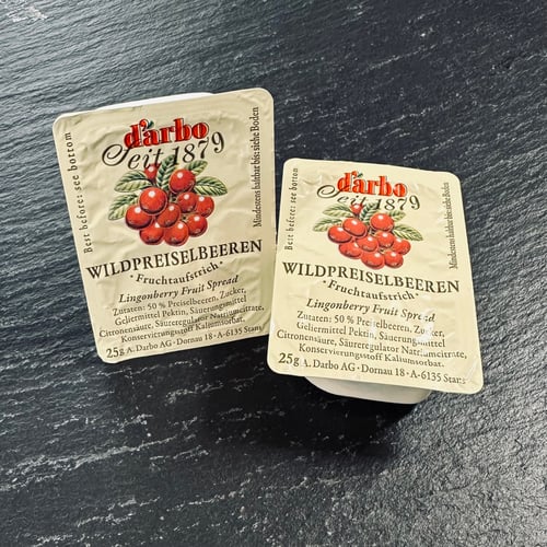 Wildpreiselbeeren-Dip