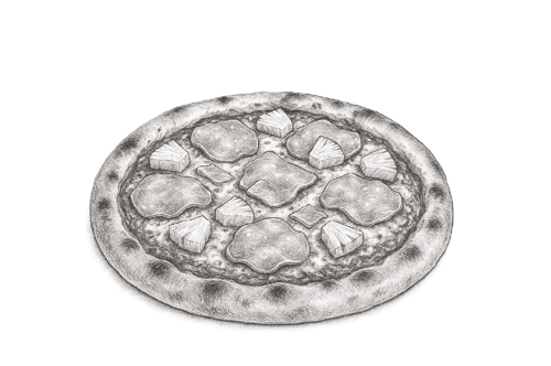 Pizza Hawaii ø 50cm