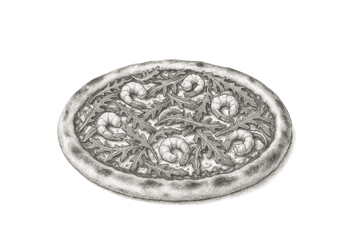 Pizza Gamberetti ø 30cm