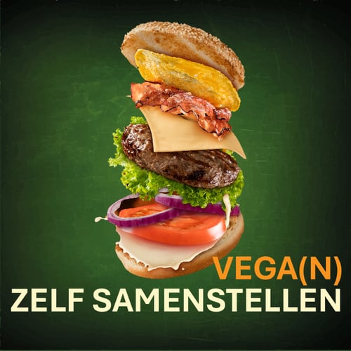 Stel je eigen VEGAN burger MENUBOX DEAL samen