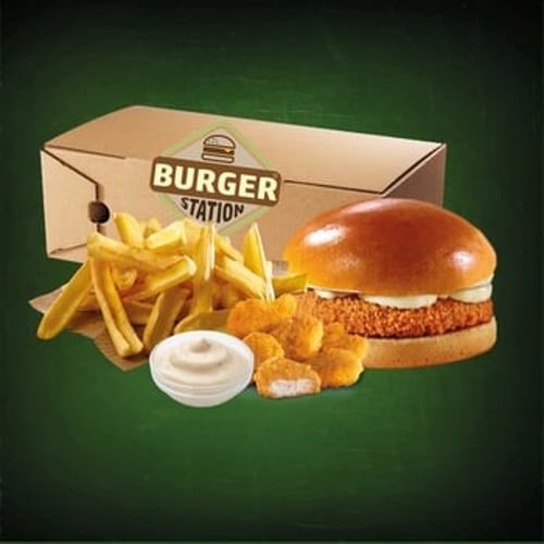 Kroket burger MENUBOX DEAL!