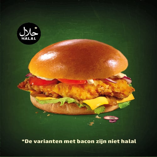 Chicken filet burger