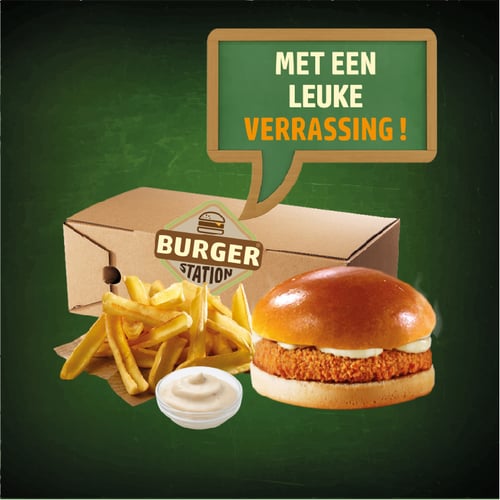 Kroketburger Kidsboxdeal 