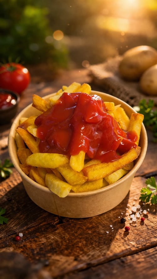 friet ketchup