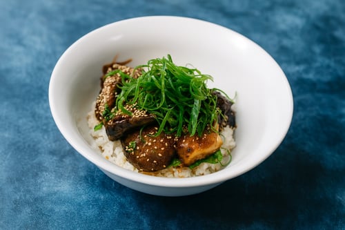 Chinese Aubergine Bowl