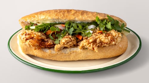 Bahn Mi: Buttermilk Fried Chicken