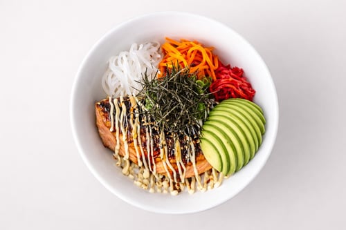 Salmon Teriyaki Bowl