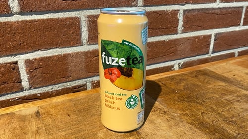 Fuze Tea black tea peach hibiscus