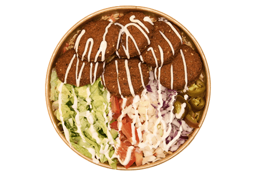 Vegan Falafel Platter (Medium)