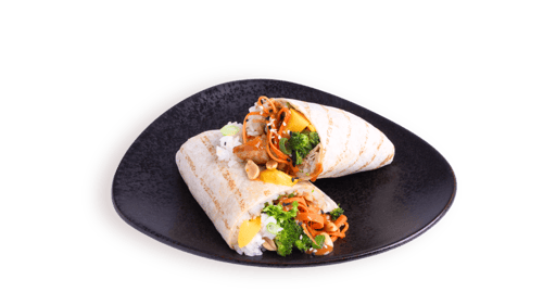 Chicken Sate Wrap
