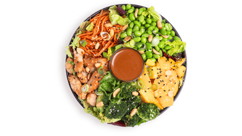 Chicken Sate Salad