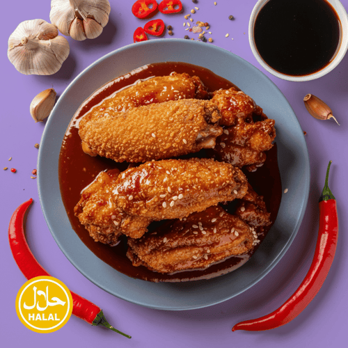 Kopie von Asia Garlic Wings - Korean style