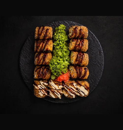 Crunchy Roll Mix Menü