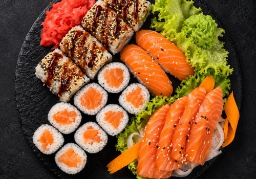 Lachs Menü