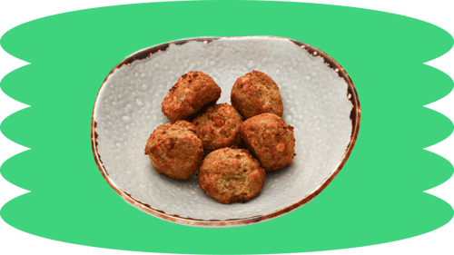 Portion of Falafel