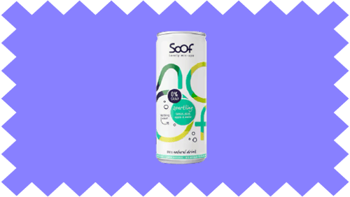 Soof Natural Drink - Lemon, mint, apple & water (0% crap)