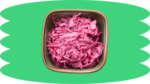 Cup of Red Cabbage Salad