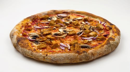 Pizza Poulet Champignons mit Gourmetkäse ø 23cm