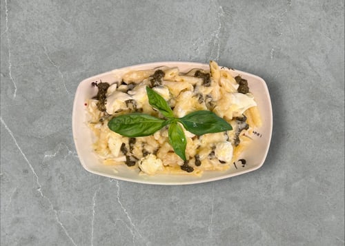 Penne Mascarpone und Pesto