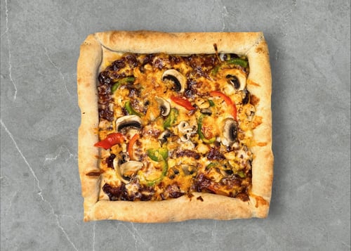 Käserand BBQ Poulet und Champignons