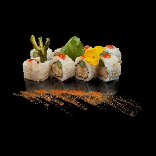 Ebi Fry Asperge Uramaki
