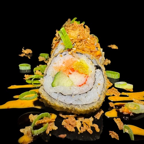 deepfried salmon roll