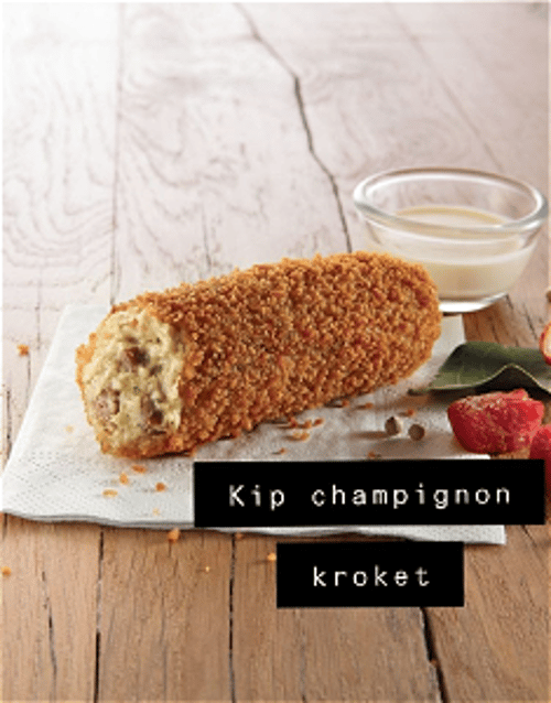 Kip champignon kroket
