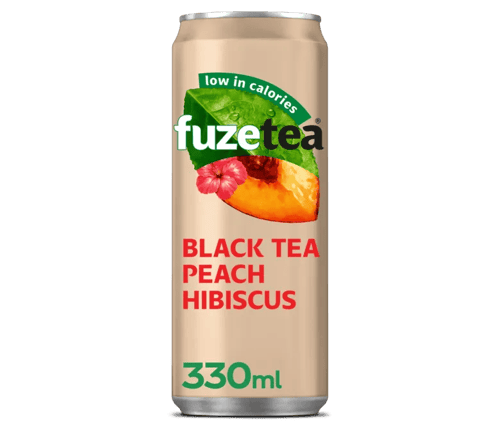 Fuze Tea black tea peach hibiscus 330ml