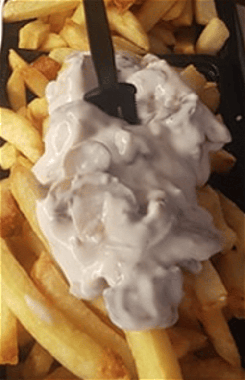 Friet champignonroom Klein
