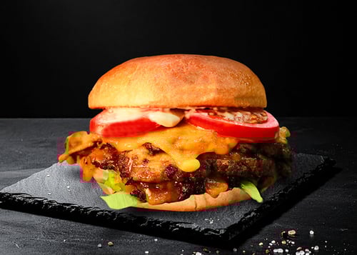 Triple Smash with Cheese