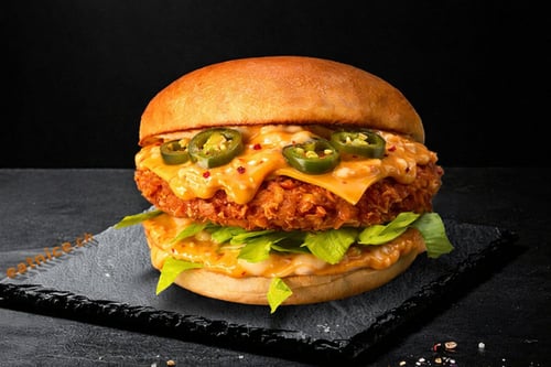 Crispy Chili Cheese Burger