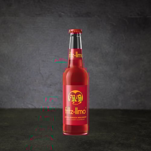 Fritz-Limo Apfel-Kirsch-Holunder 0,33 l