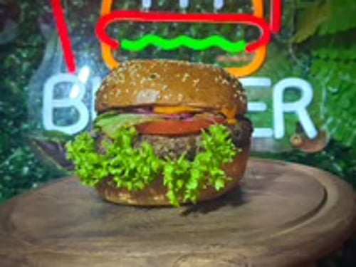 1-Q-Beef als Menü.