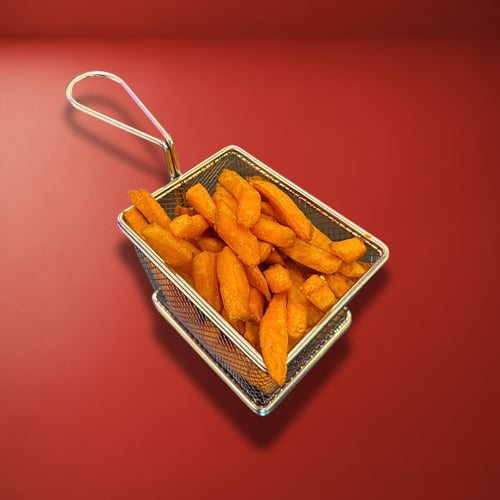 Süsskartoffeln Pommes Groß