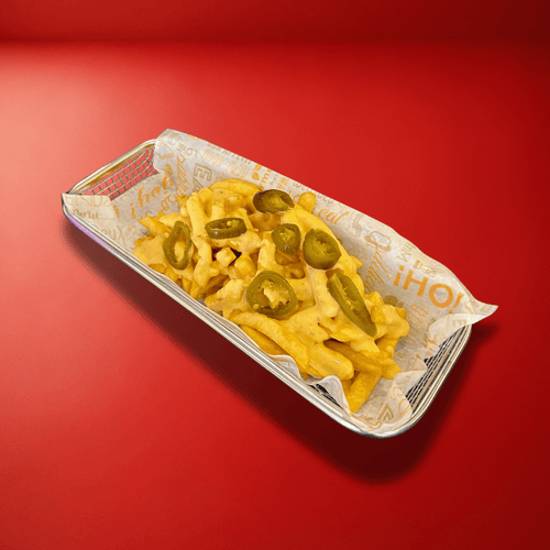 Pommes Chilli Cheese Sauce & Jalapenos Pommes Chilli Cheese Sauce & Jalapenos