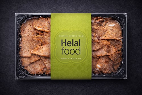 Helal gegrilde  kalfsdoner kebab 700 gr
