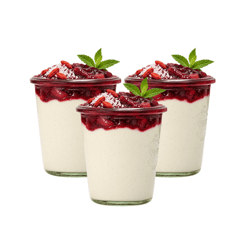 Vanilla Cup Winter-Pflaume Platte