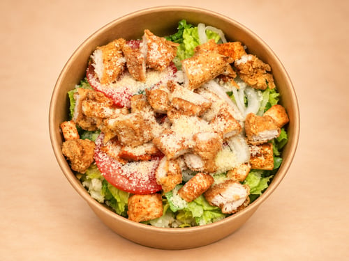 Crispy Chicken Salat + Ranchdressing & Zitrone