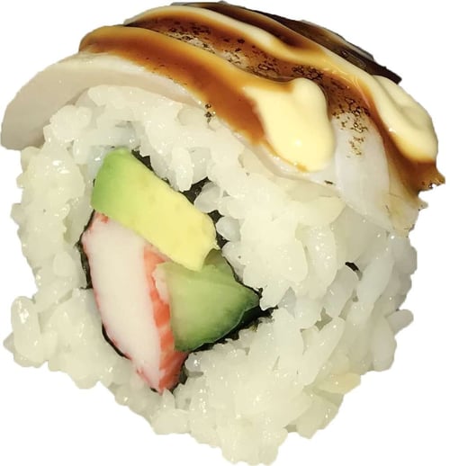 28. Flamed Zeebaars roll