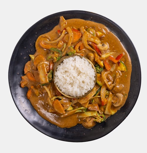 Erdnuss-Wok Delight
