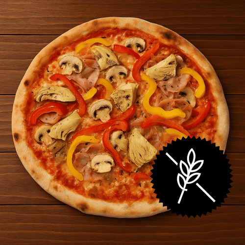 Pizza Quattro Stagioni Glutenfrei